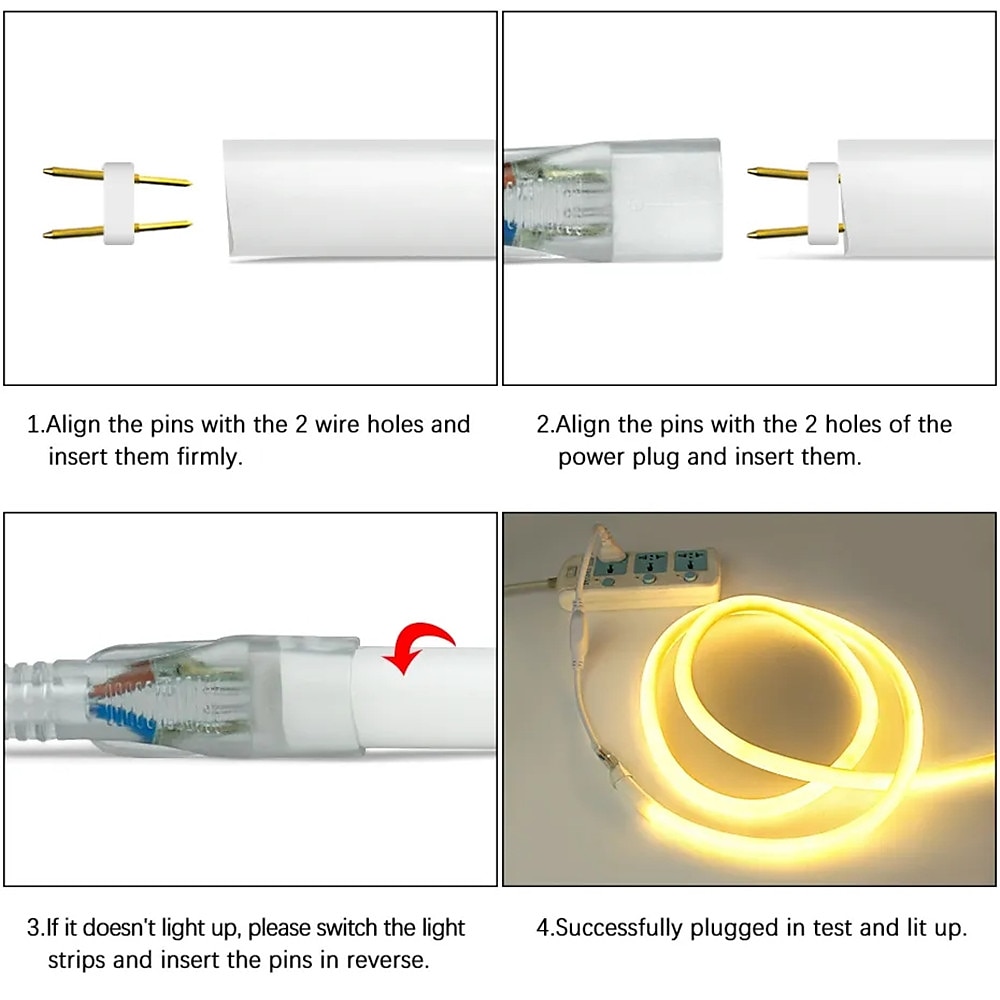 360 Round Neon Led Light Strip 220V-240V Tube Flexible Rope Lights Waterproof Holiday Home Decoration for Indoors Outdoors DIY Decor 2025 - $23.99 –P2
