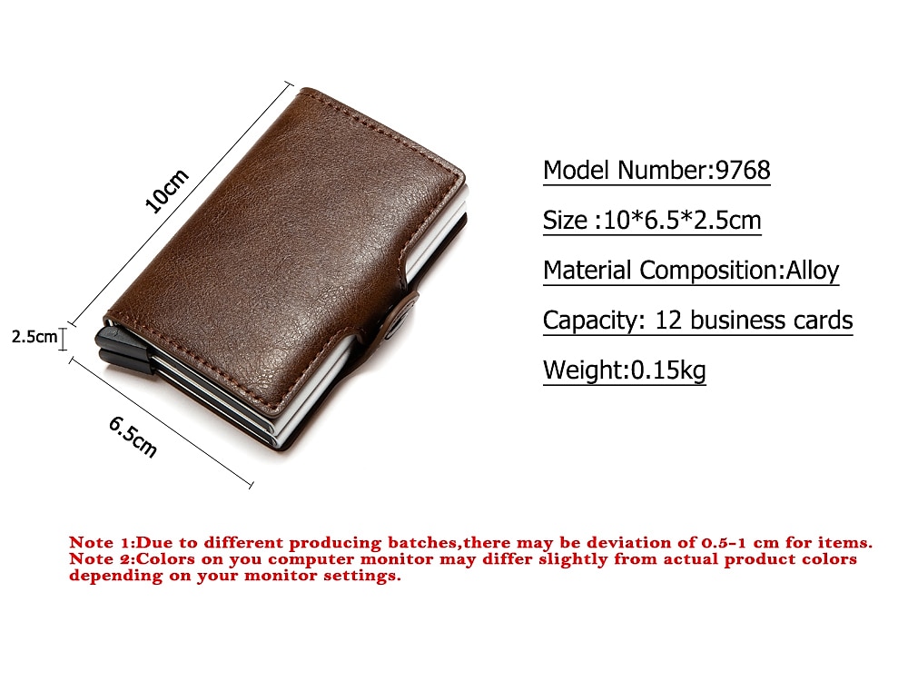 RFID pop-up creditcardhouder portemonnee 2025 - $15.99 –P2