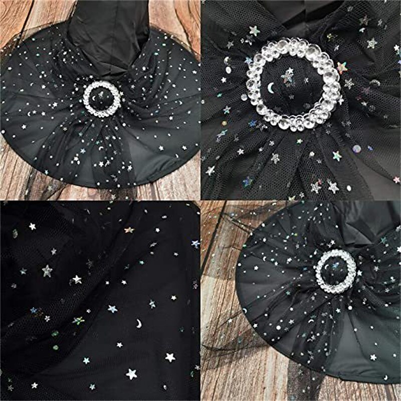 Cosplay Dekorasjon Rekvisitter Kvinnelig Trollmannhette Voksen Heks Hodepryd Barns Feriehette Polyester Taff Walpurgisnatt 2025 - $9.49 –P4