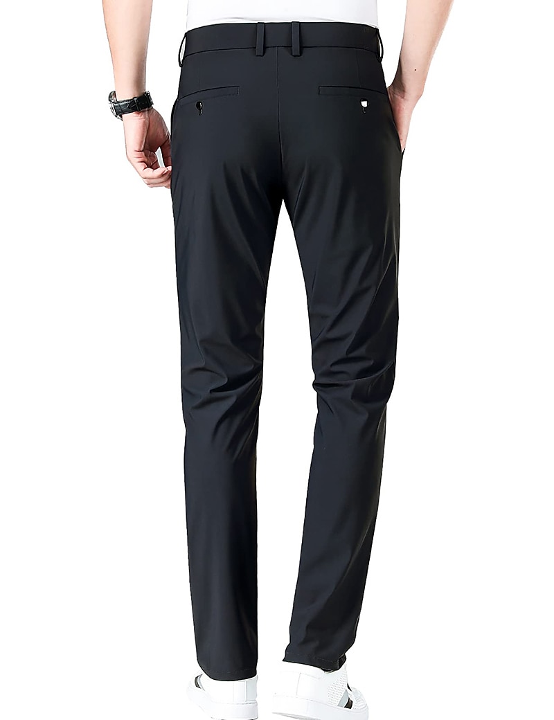 Voor heren Golfbroek Broek Vrijetijdsbroek Stretch broek Zak Effen Sneldrogend Lichtgewicht Volledige lengte Dagelijks Buiten Uitgaan Modieus Casual blauw Khaki 2026 - $20.99 –P2