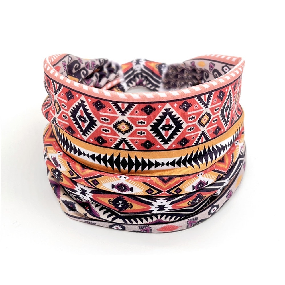 Bandes de cheveux pour femmes, motifs imprimés africains, large bord, nouage élastique, bandeaux de sport, de yoga, couvre-chef pour femmes, accessoires pour cheveux de 2025 ? $6.99 –P16