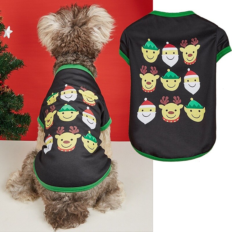 Dog Cat Shirt / T-Shirt Fashion Party Winter Waterproof Breathable Soft Washable Comfortable Christmas Party Casual Daily Festival Dog Clothing for Bichon Frise Pomeranian Baby Pet Papillon Small 2025 - $20.99 –P5