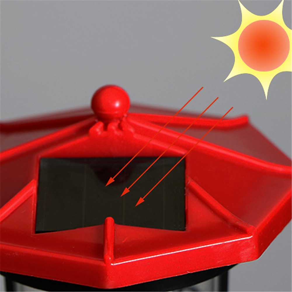 Farol vintage para jardim ao ar livre, à prova d'água, resina solar, decoração, pátio, luz de paisagem, projeção de luz, ponto de luz de 2026 por $41.99 –P9