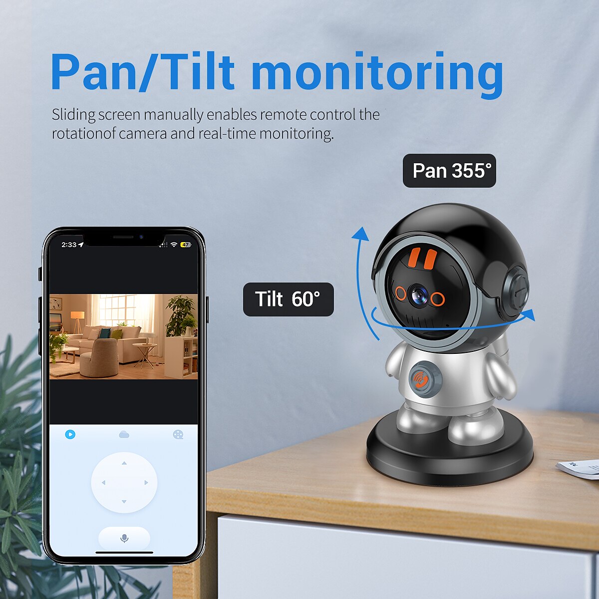 2025年 ワンタッチ人型検出機能付き IP カメラ クラウドストレージ Wi-Fi 双方向オーディオ ナイトビジョン 可聴アラーム  コレクション – $41.99 –P9