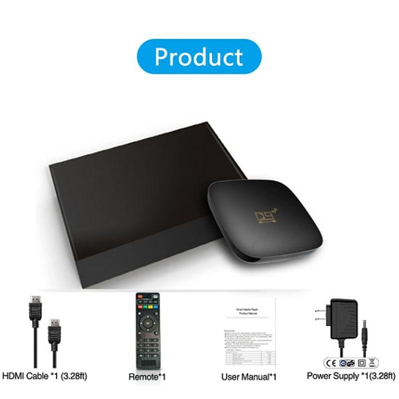New Smart TV Box Android 10.0 D9 HD 4K Quad Core Media Player Video 2.4G 5GHz Wifi Smart TV Box Set Top Box 2025 - $51.99 –P13
