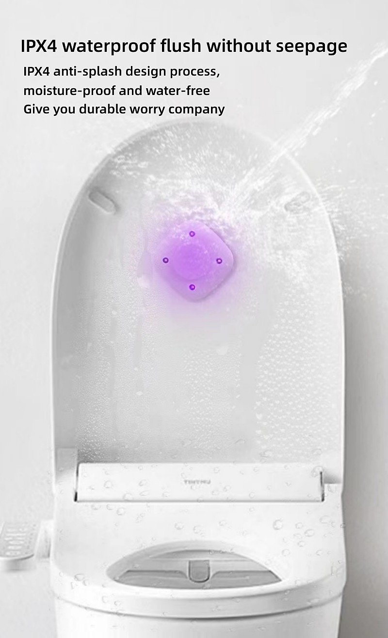Toilet Deodorizer With Incense Home Generation Mini Air Purifier LED Ultraviolet Toilet Disinfection Lamp Uvc Germicidal Lamp 2025 - $15.99 –P10
