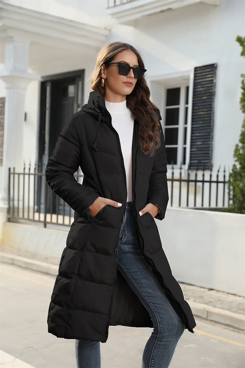 Mulheres Jaqueta esportiva Baiacu Casaco com capuz Quebra-Vento de Trilha Inverno Ao ar livre Térmico / Quente A Prova de Vento Casacos Jaqueta de Inverno Zíper Visível de Comprimento Tota Pesca de 2025 por $45.99 –P13