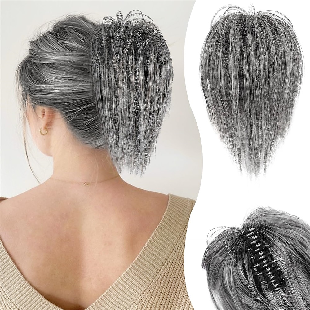 chignons Chignon Queue de cheval avec griffe Cheveux Synthétiques Pièce de cheveux Extension des cheveux Droit Soirée Usage quotidien Soirée & Evénement A1 A2 A3 de 2025 ? $12.99 –P3
