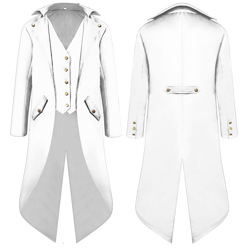 Homens Jaqueta de Inverno Casaco impermeável Manto / capas Festa dia das Bruxas Outono Inverno Fibra Sintética Prova-de-Água agasalhos Roupa Moda Fantasias Estilo vintage de 2025 por $40.99 –P3