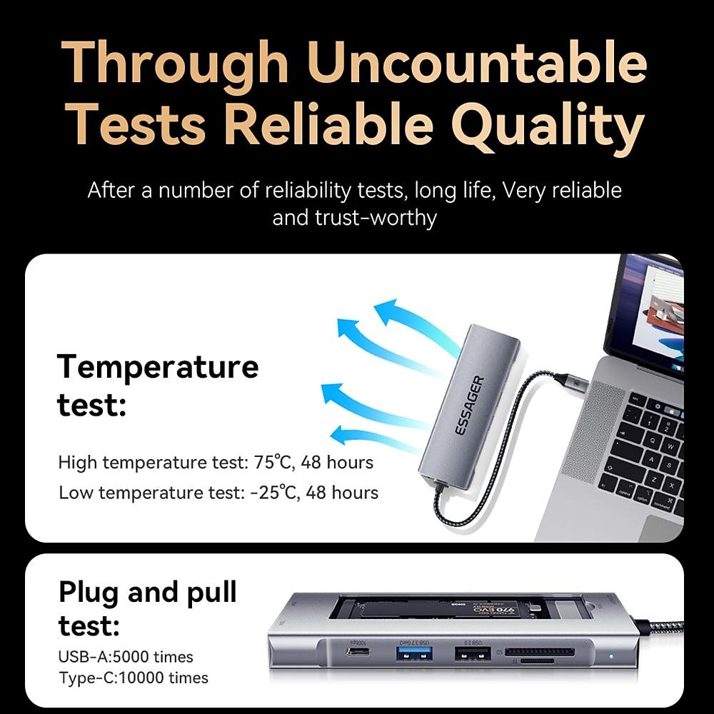 2023 NEW 8-in-1 USB Hub With Disk Storage Function USB Type-c to HDMI-Compatible Laptop Dock Station For Macbook Pro Air M1 M2 2025 - $75.99 –P2