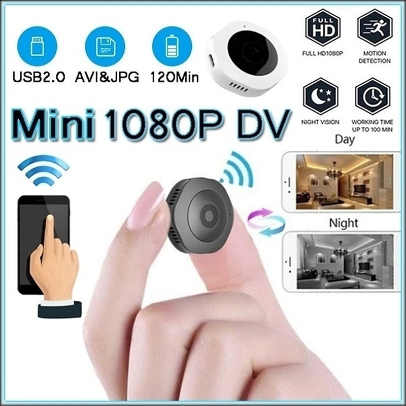 New HD 1080P Home Security System Mini Hidden Camera Wireless Wifi IP Security Camcorder DV DVR Night Vision Camera 2025 - $63.99 –P2
