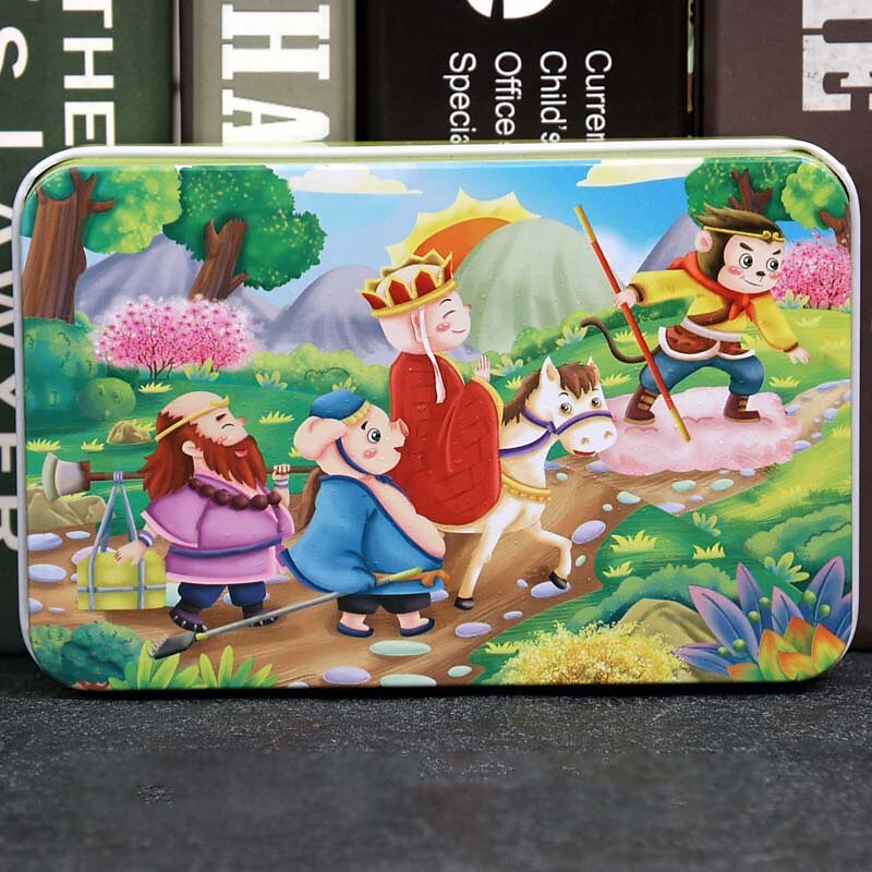 drewniane puzzle puzzle dla dzieci 60 sztuk żelaznego pudełka puzzle dla przedszkola wczesna edukacja drewniane zabawki 2025 - $27.99 –P12
