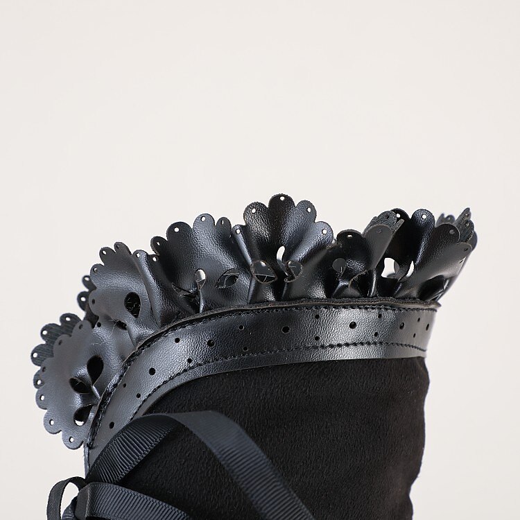 Mujer Botas Zapatos de Navidad Bullock Zapatos Tallas Grandes Exterior Navidad Diario Color sólido Botines Botines Invierno Encaje Tacón de gatito Dedo redondo Elegante Casual Minimalismo Zapatos de 2025 - $59.99 –P10