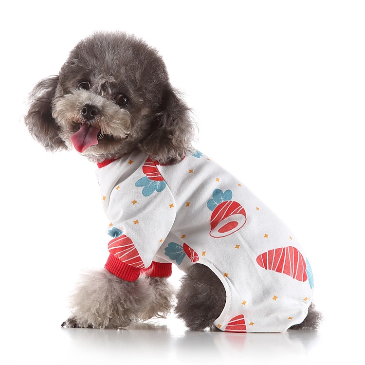 Hunder Katter Pyjamas søt stil Fritid Vinter Vanntett Pustende Myk Vaskbar Bekvem Fritid / hverdag Hundeklær for Bichon Frisé Pommeran ungt kjæledyr Sommerfugl Small 2025 - $26.99 –P1