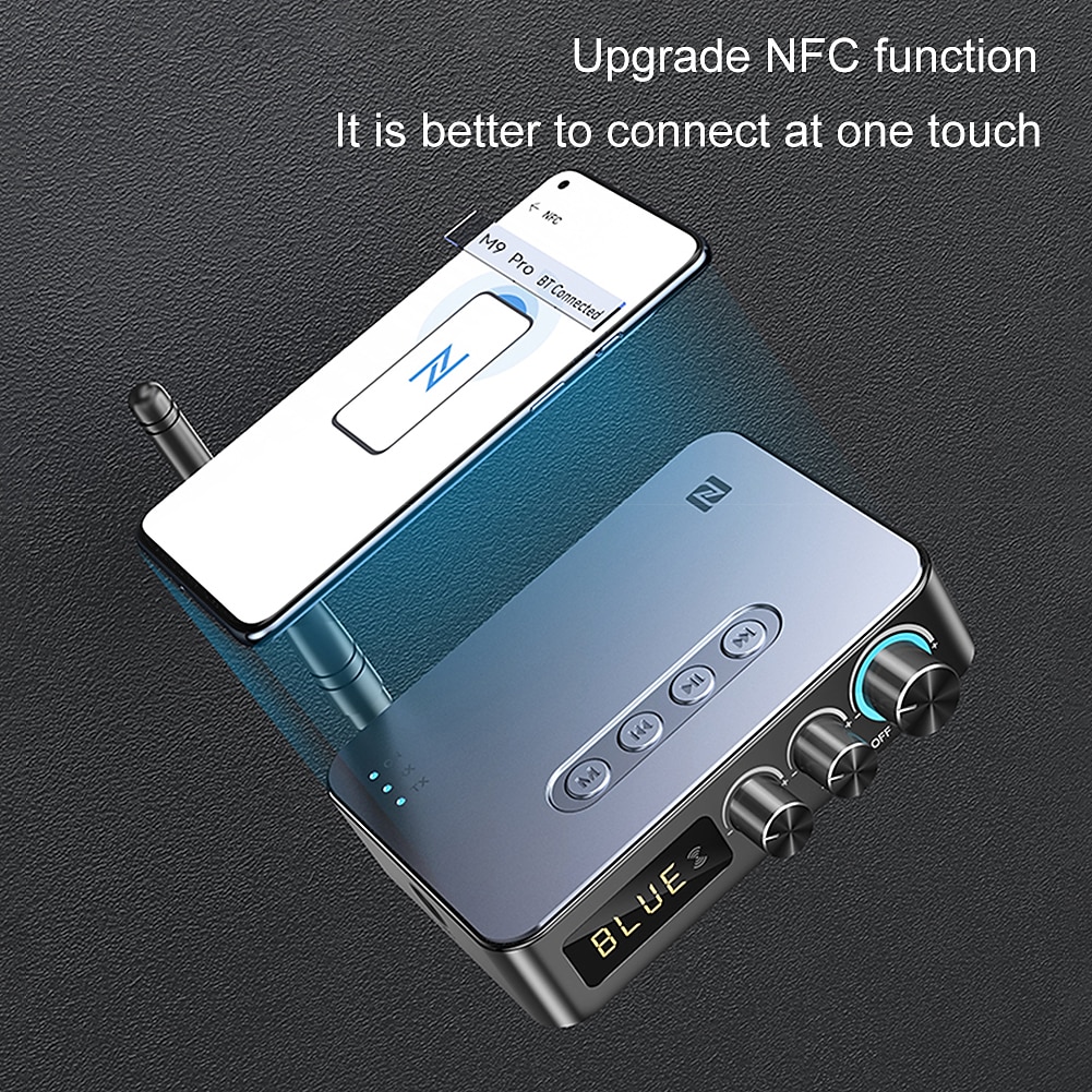 M9 Pro Bluetooth 5.1 Audio Receiver Transmitter 3.5mm Aux Wireless Music Adapter U Disk/TF Card FM Radio Player DAC Converter 2025 - $52.99 –P4