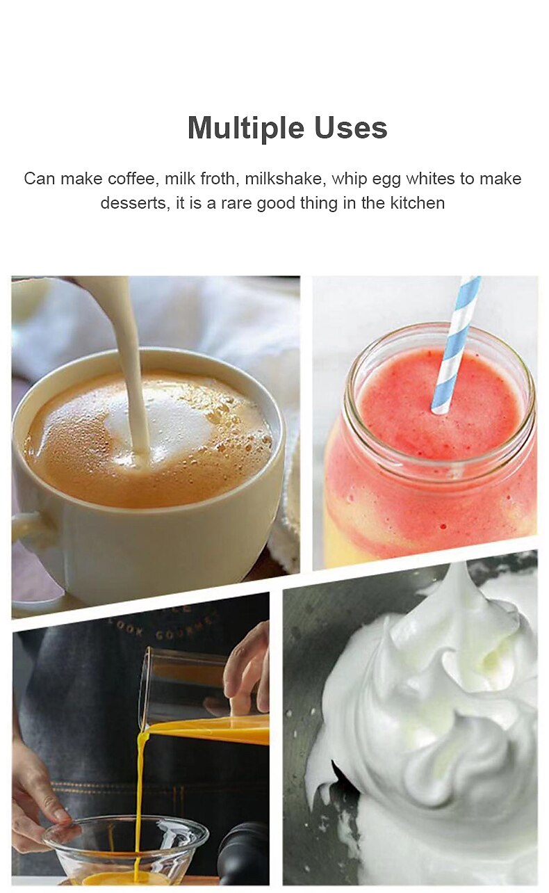 Mini Milk Frother Electric Egg Beater Automatic Whisk Mixer Coffee Tool Kitchen Electric Frother 2025 - $28.99 –P3