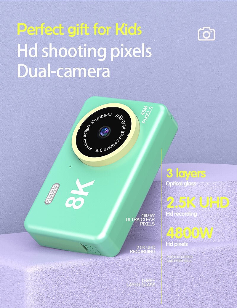 4800w dubbele camera spiegelreflexcamera point-and-shootcamera digicam autofocuscamera compacte digitale camera voor op reis 2025 - $45.99 –P3