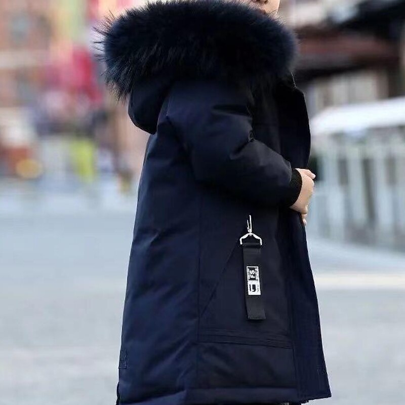 Barn Pojkar Fleece-jacka Hoodiejacka Ytterkläder Ensfärgat Långärmad Dragkedja Täcka Ledigt Förtjusande Dagligen Svart Grön Vår Höst 7-13 år 2025 - $48.99 –P6