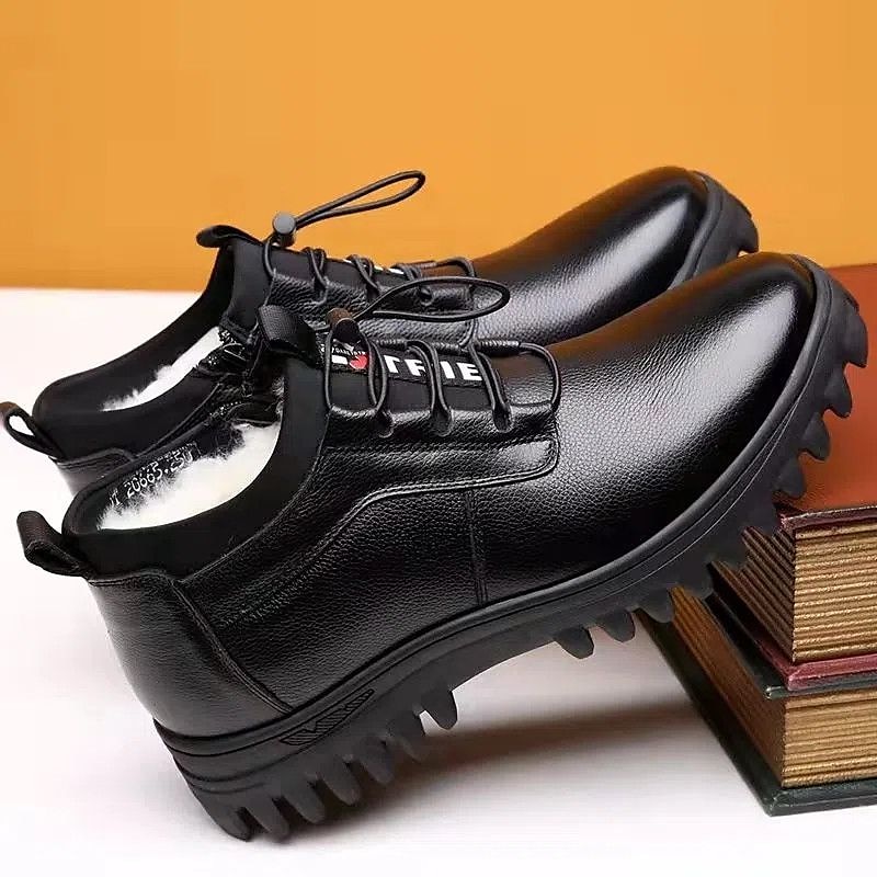 Herren Stiefel Winterstiefel Fleece-Futter Wanderschuhe Geschäftlich Brautkleider schlicht Täglich PU Wasserdicht Warm Stiefeletten / Stiefeletten Schnürsenkel Schwarz Winter 2025 - $32.99 –P4