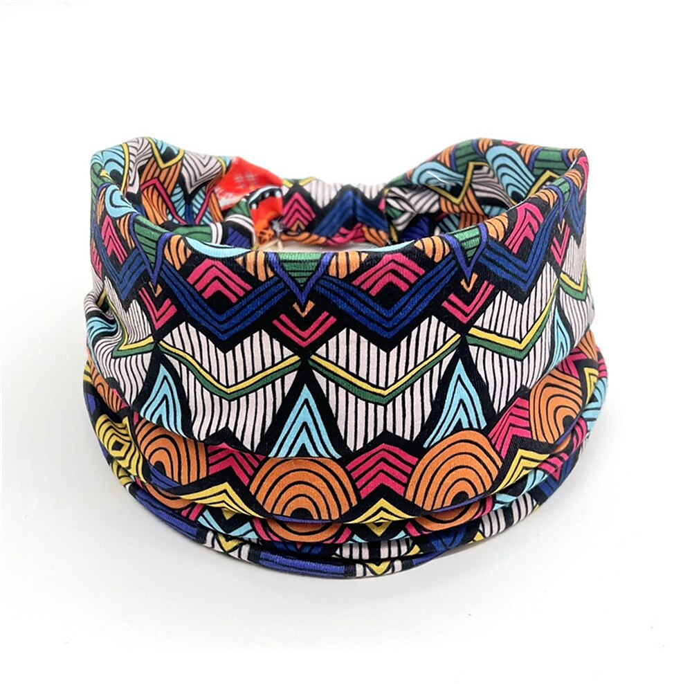 Bandes de cheveux pour femmes, motifs imprimés africains, large bord, nouage élastique, bandeaux de sport, de yoga, couvre-chef pour femmes, accessoires pour cheveux de 2025 ? $6.99 –P19
