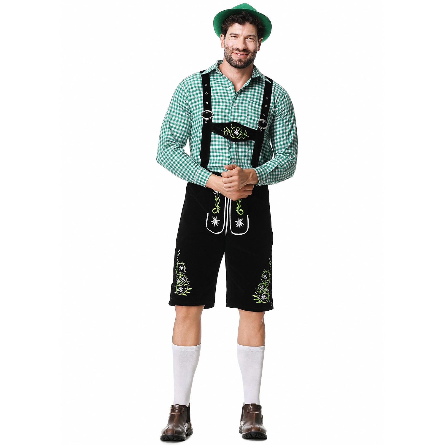 Oktoberfest Lederhosen Shirt Bavarian Bavarian German Wiesn Men's Traditional Style Cloth Blouse Shorts Hat 2026 - $66.99 –P9