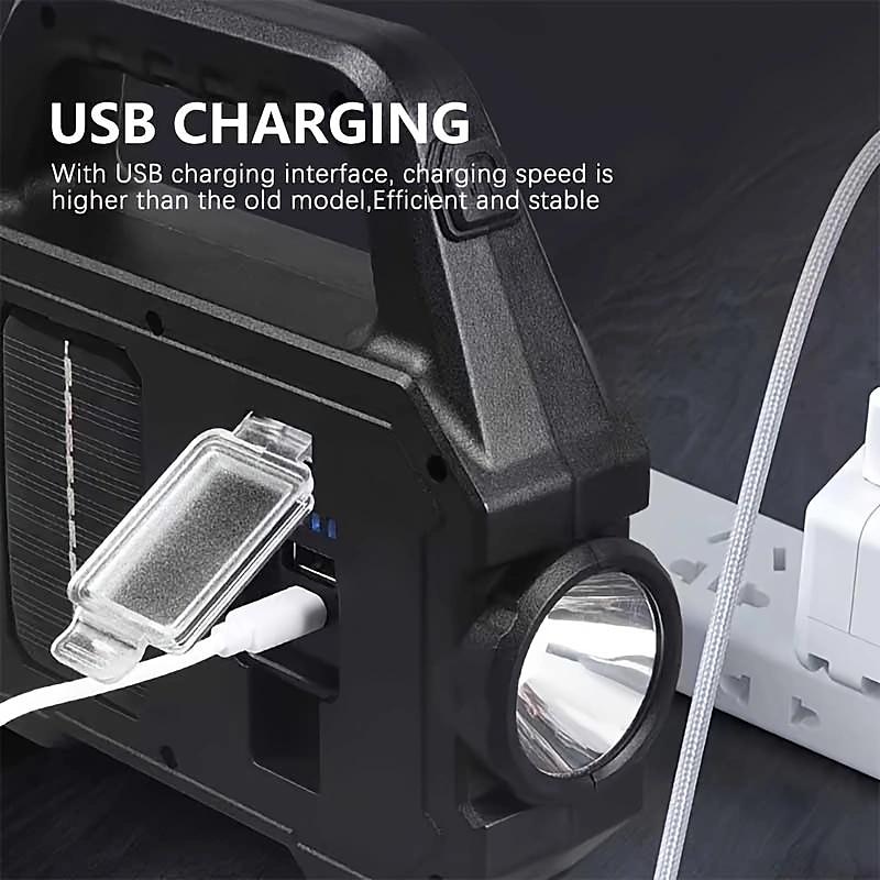 1шт 5 W Рабочие фары Многофункциональный Солнечная батарея с функцией освещения Холодный белый 3.7 V 1 Светодиодные бусины 2025 - $17.49 –P6