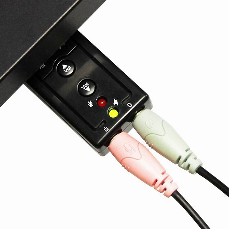 Высококачественный мини-USB 2,0 микрофон 7,1 звуковая дорожка динамик аудио гарнитура микрофон 3,5 мм разъем преобразователь 3D аудио звуковая карта адаптер для ноутбука 2025 - $8.99 –P6