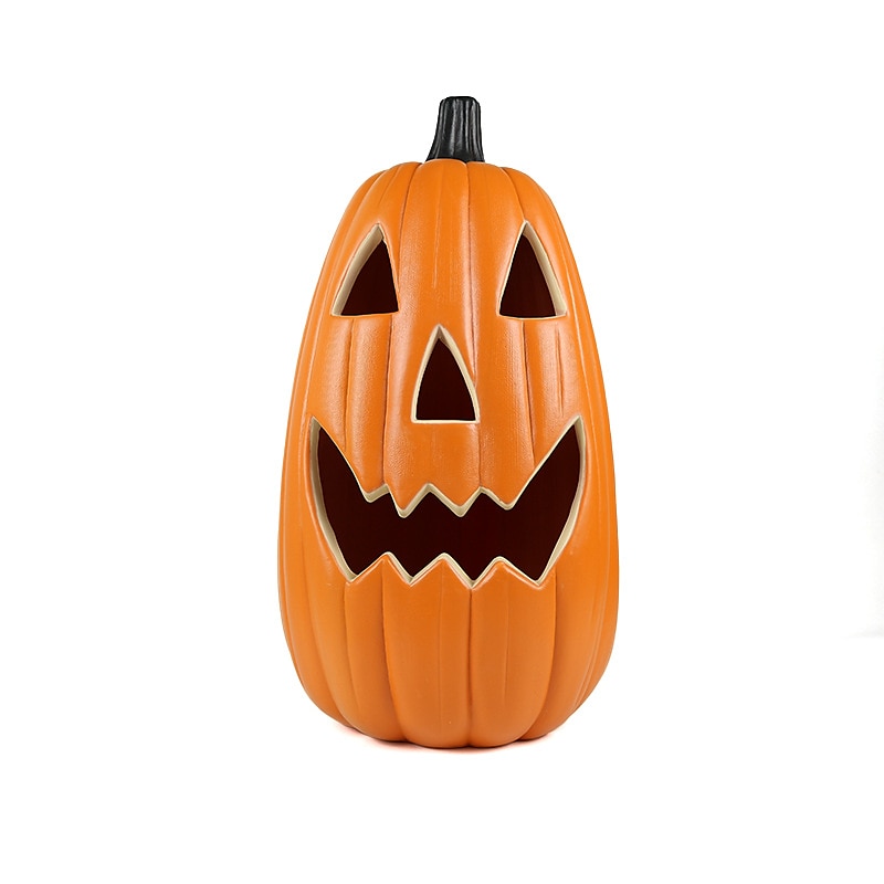 halloween dekorációk világító sütőtök dísz, jack o lámpás parti kellék halloween őszi kültéri kertben, halloween dekoráció 1db 2025 - $15.99 –P2