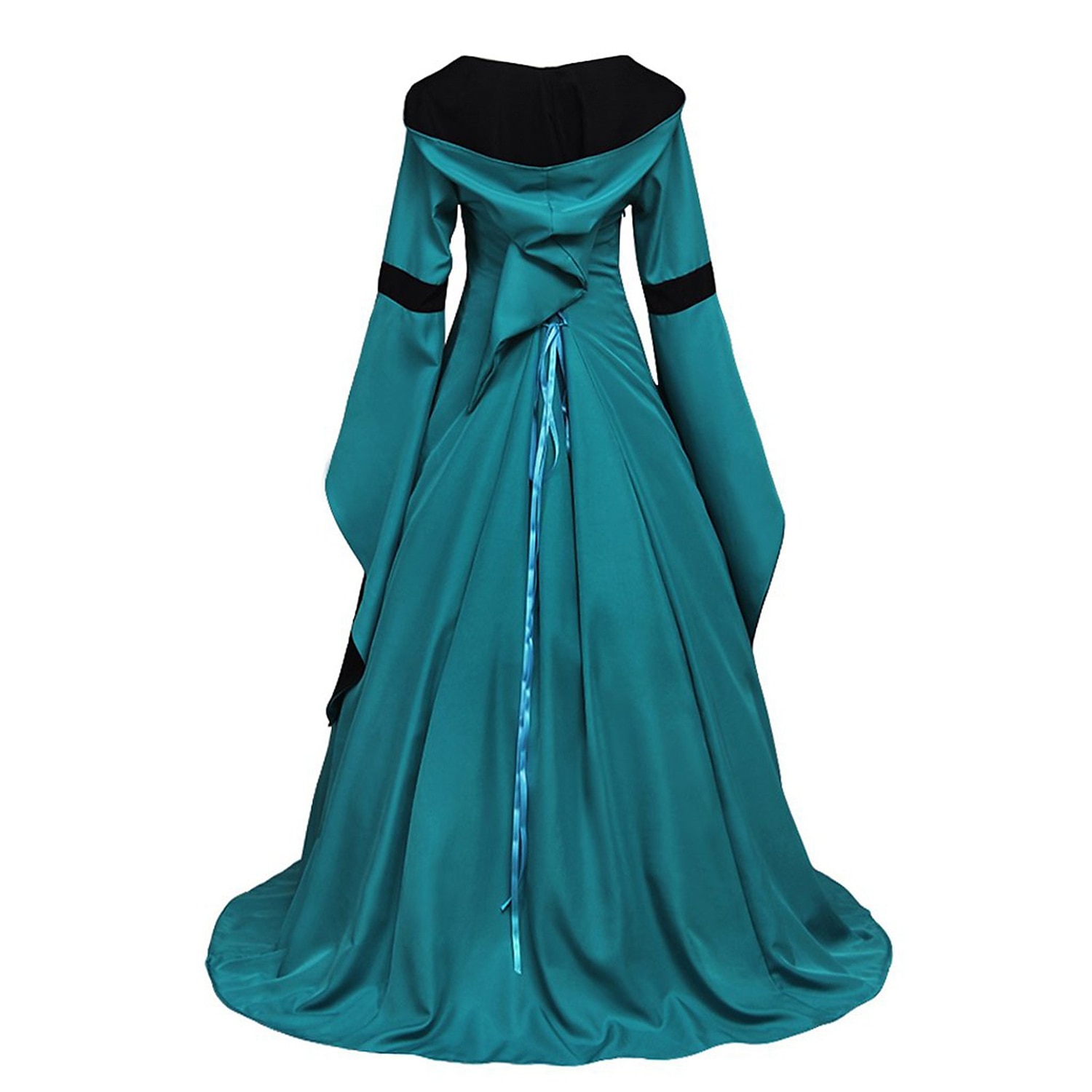 Retro Vintage Medieval Renaissance Dress Viking Elven Color Block Women's Celtic Fantasy Royal Halloween Carnival Masquerade LARP Adults' Dress 2025 - $56.99 –P11