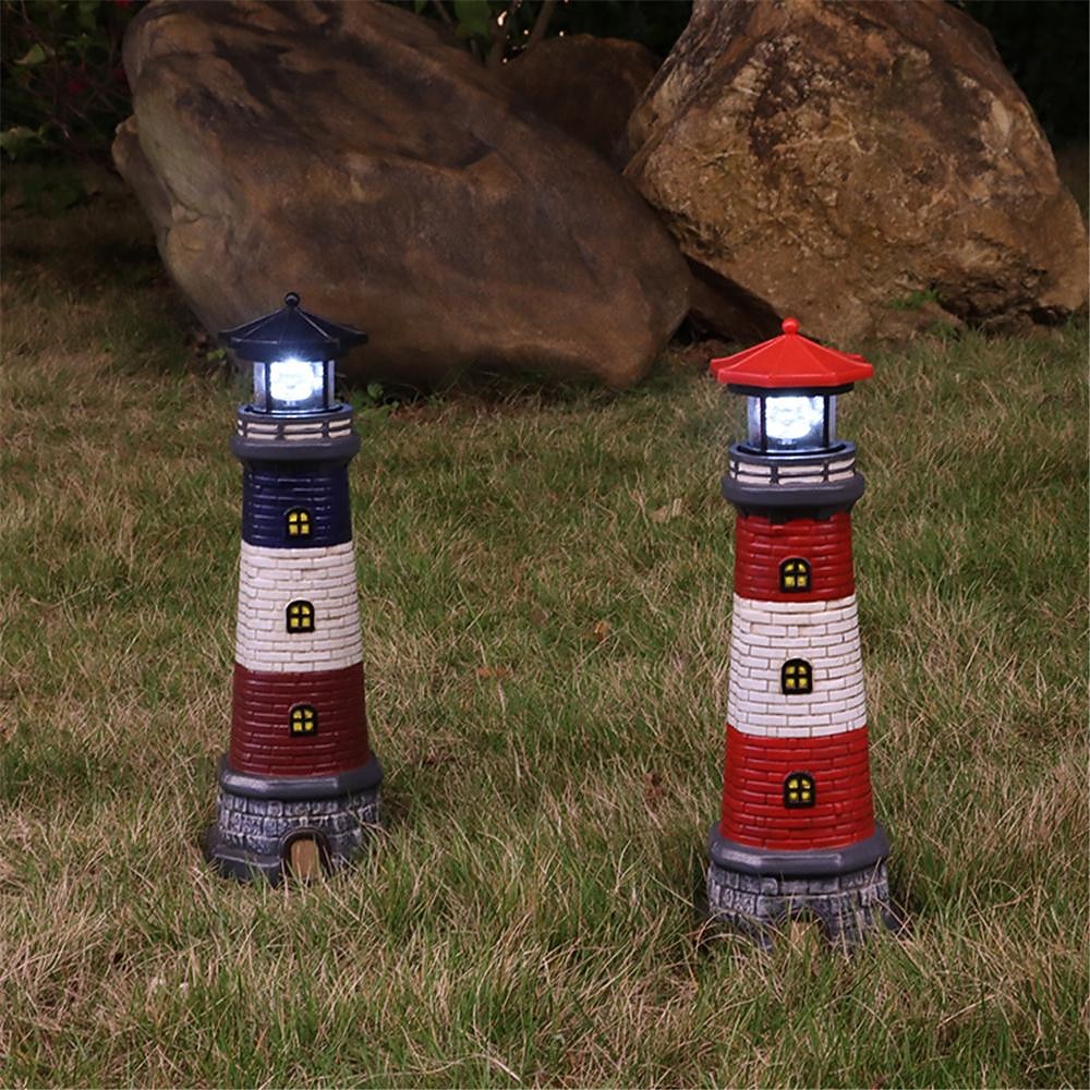 Farol vintage para jardim ao ar livre, à prova d'água, resina solar, decoração, pátio, luz de paisagem, projeção de luz, ponto de luz de 2026 por $41.99 –P2