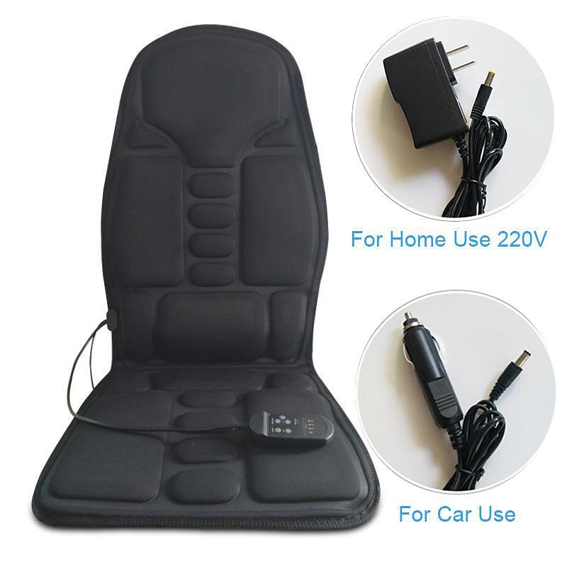 Zwarte Rugmassage Stoel Auto SUV Warmte Stoelkussen Nekpijn Lendensteun Pad 2026 - $75.99 –P15