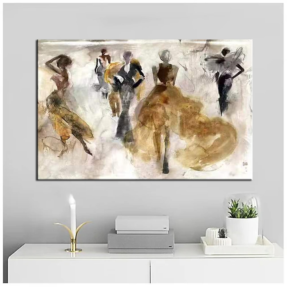 Hang-Ölgemälde Handgemalte Horizontal Abstrakt Menschen Klassisch Modern Ohne Innenrahmen (ohne Rahmen) 2025 - $83.99 –P5