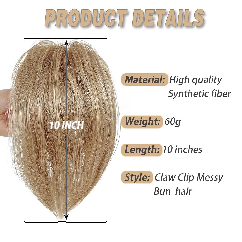 2026年 シニョン ヘアバンド 爪のあるポニーテール 合成 ヘアピース ヘアエクステンション ストレート パーティー デイリーウェア 誕生日 A1 A2 A3  コレクション – $9.99 –P2