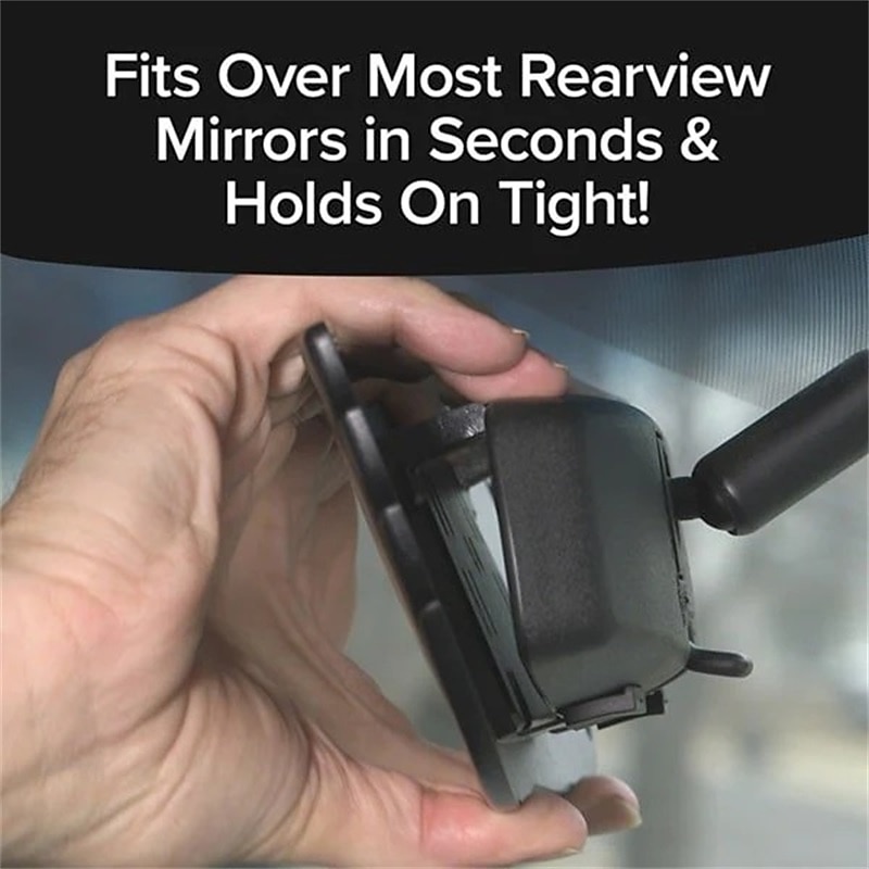 StarFire 1pc Car Wide Angle Rearview Mirror Curved Interior Large Field Of View Inside Mirror Blind Area Auxiliary Mirror 2025 - $17.99 –P3