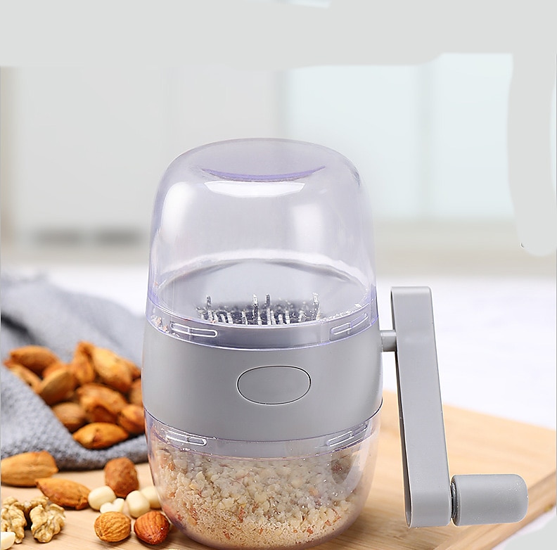 Nut Chopper Grinder Hand Crank, Kitchen Multichopper Shredder, Convenient Widely Used Efficiently, for Almonds, Peanuts, Pecans, Walnuts 2025 - $18.99 –P4