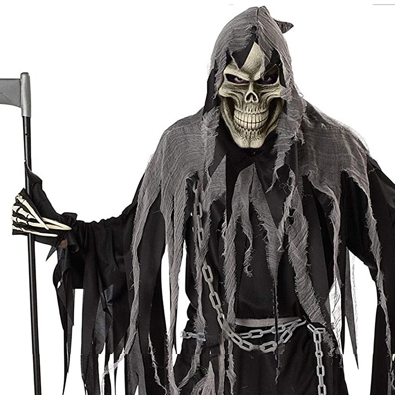 Duch Ghostface Cosplay kostým plášť s kapucí Dospělé Pánské cosplay Výkon Párty předvečer Všech svatých Karneval Plesová maškaráda Jednoduchý karnevalový kostým 2025 - $39.99 –P2