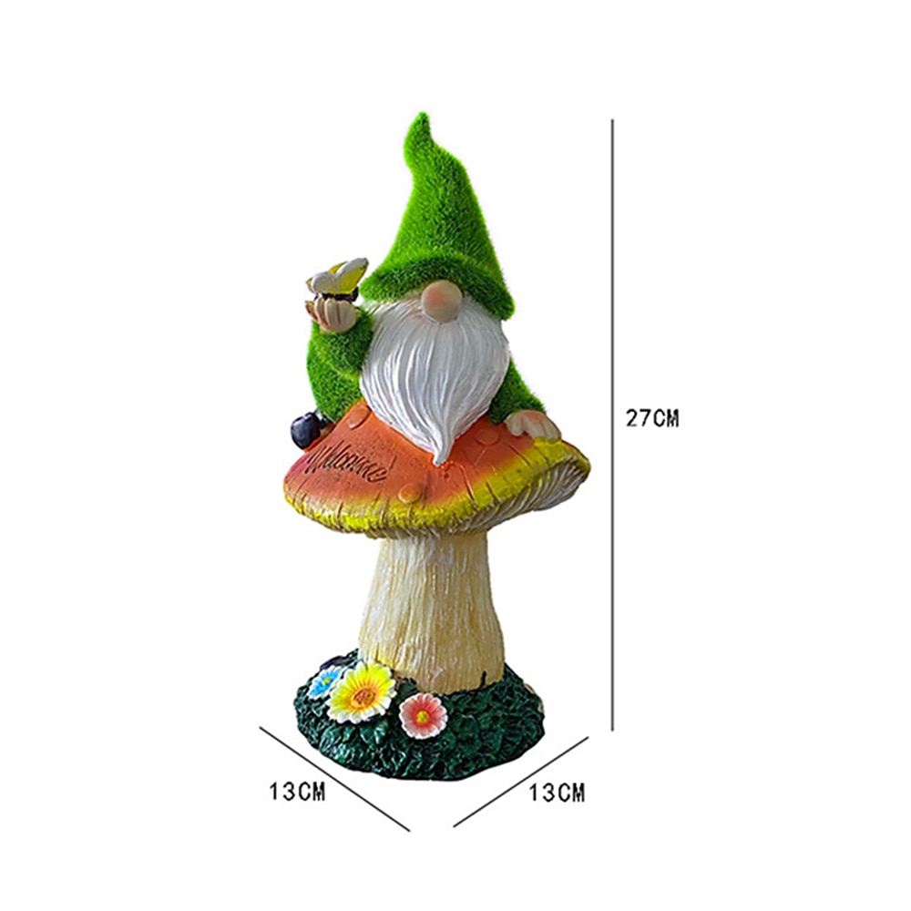 Solar Energy Genie Mushroom Outdoor Courtyard Decoration LED Lamp Lawn Lamp Garden Statue Crafts 2025 - $42.99 –P6