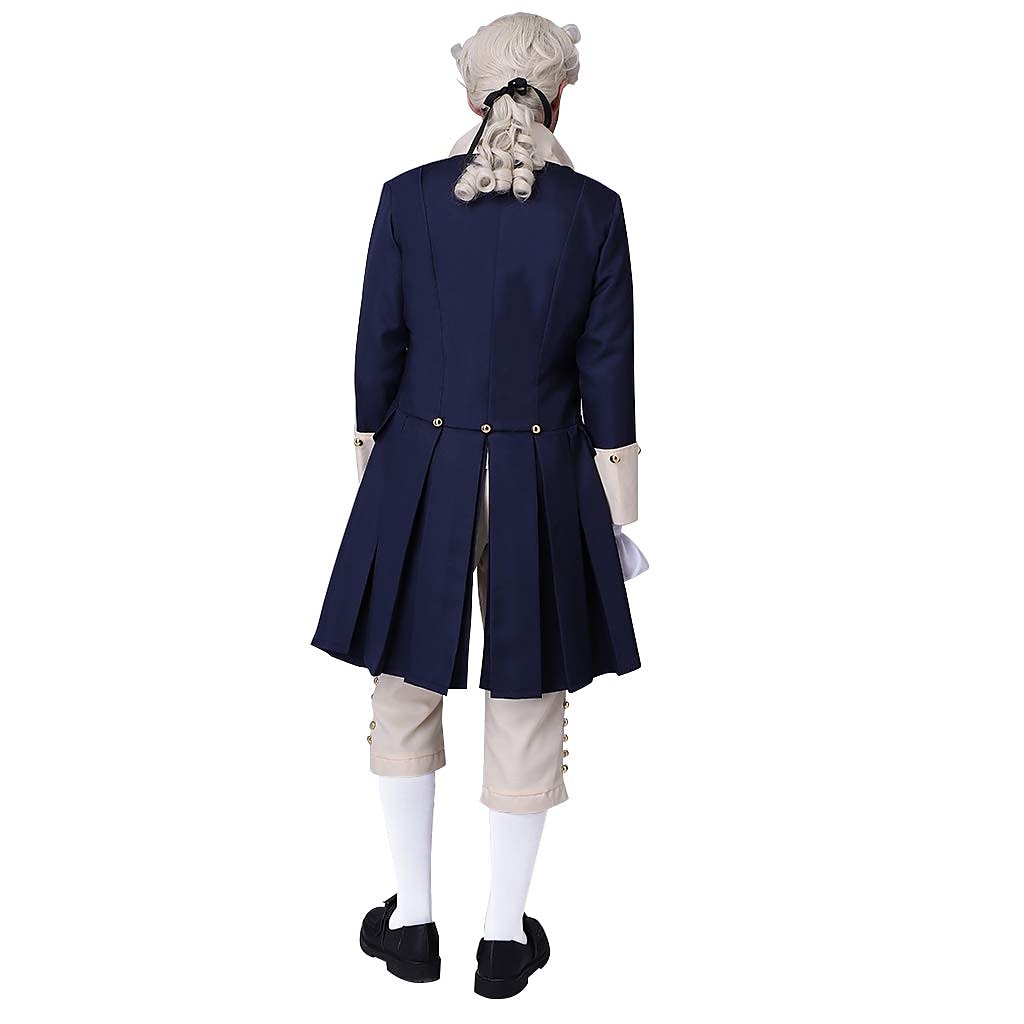 set con camicia gilet trench pantaloni parrucca coloniale 2*berretti per parrucca abito vittoriano da uomo alexander hamilto retro vintage rococò 17th secolo costume cosplay halloween masquerade del 2025 a $151.99 –P10