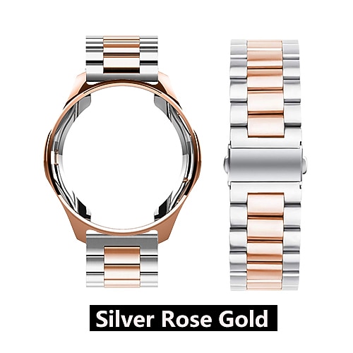 Watch Band for Samsung Galaxy Watch 6 5 4 40/44mm Watch 6 Classic 43/47mm Watch 5 Pro 45mm Watch 4 Classic 42/46mm 3 41mm Stainless Steel Replacement  Strap with Case Sport Band Wristband 2025 - $18.99 –P11