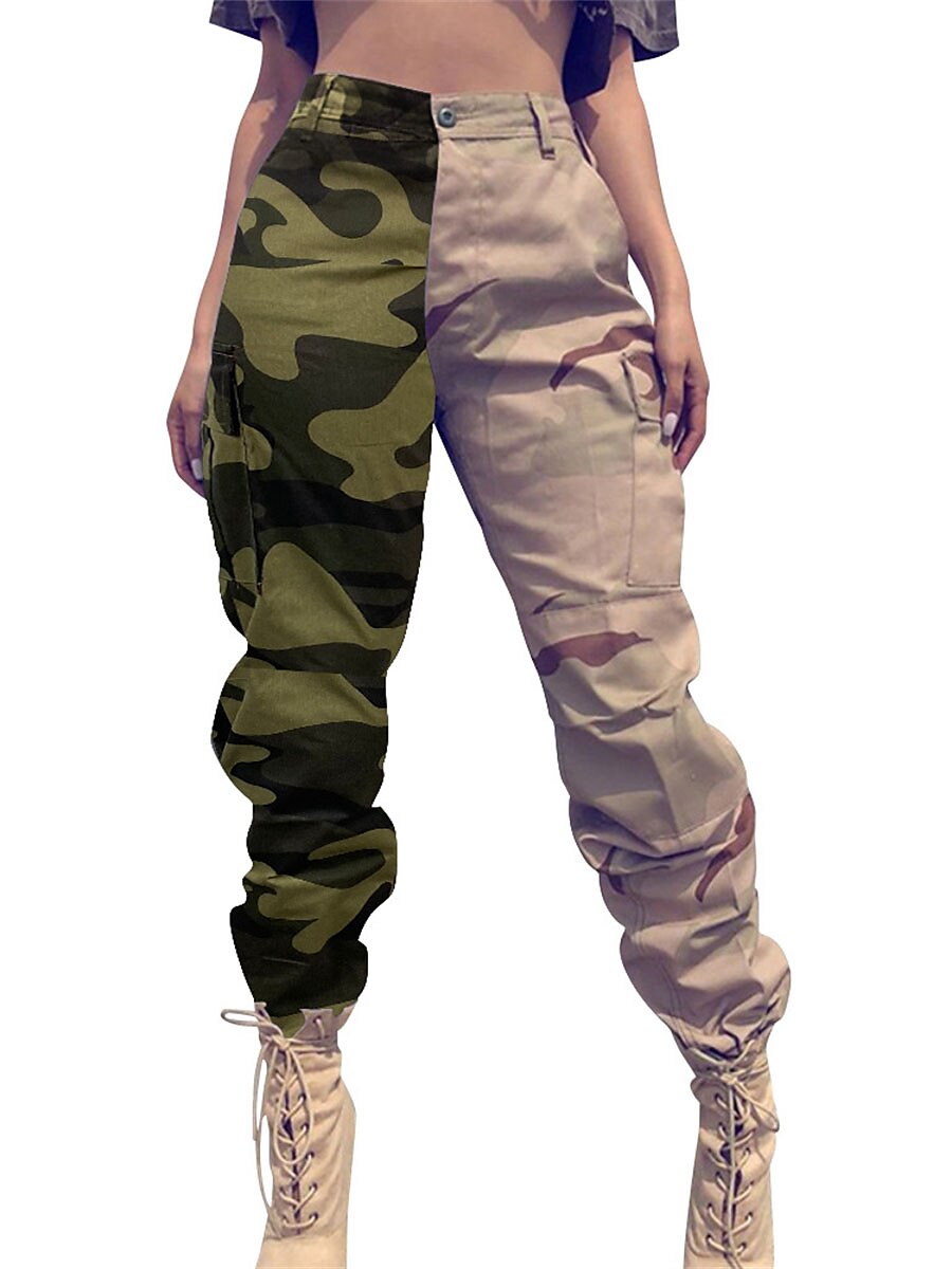 Women's Cargo Pants Pants Trousers Full Length Active Fashion Outdoor Street Khaki Army Green S M Fall Winter 2023 - US $34.99 –P2