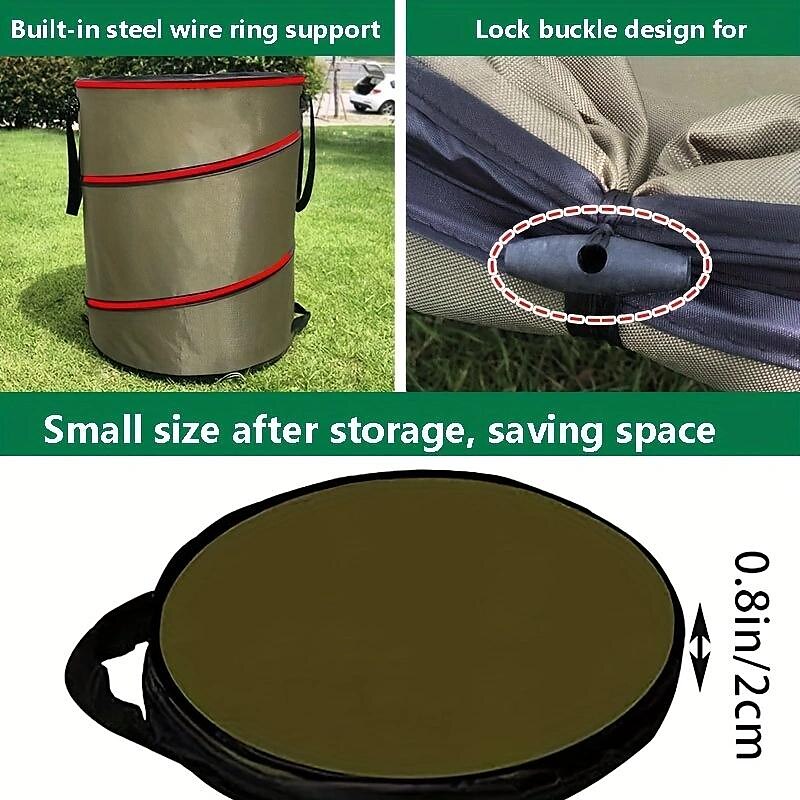 Reusable Waste Storage Bags For Garden - Yard Trash Storage Bucket