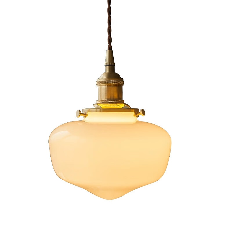 lampade a sospensione a led lampade a sospensione per soffitto lampade a sospensione in ottone vetro paralume lampadari per sala da pranzo decorazione soggiorno di lusso 110-240v del 2025 a $130.99 –P5