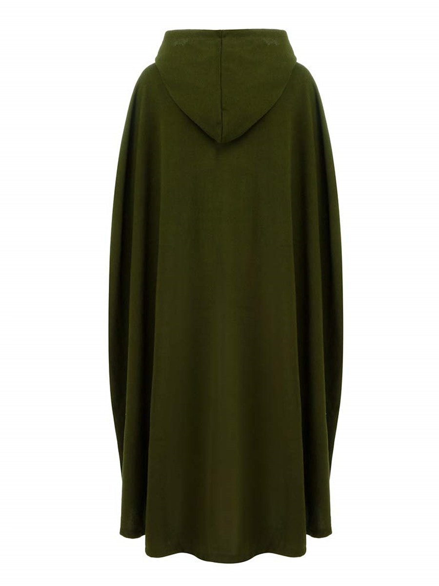 Mujer Capa / Capas Exterior Ropa Cotidiana Noche Otoño Invierno Largo Abrigo Ajuste regular Resistente al Viento Mantiene abrigado Elegante Estilo clásico Casual Chaquetas Manga 3/4 Plano Demasiado 2025 - $34.99 –P7
