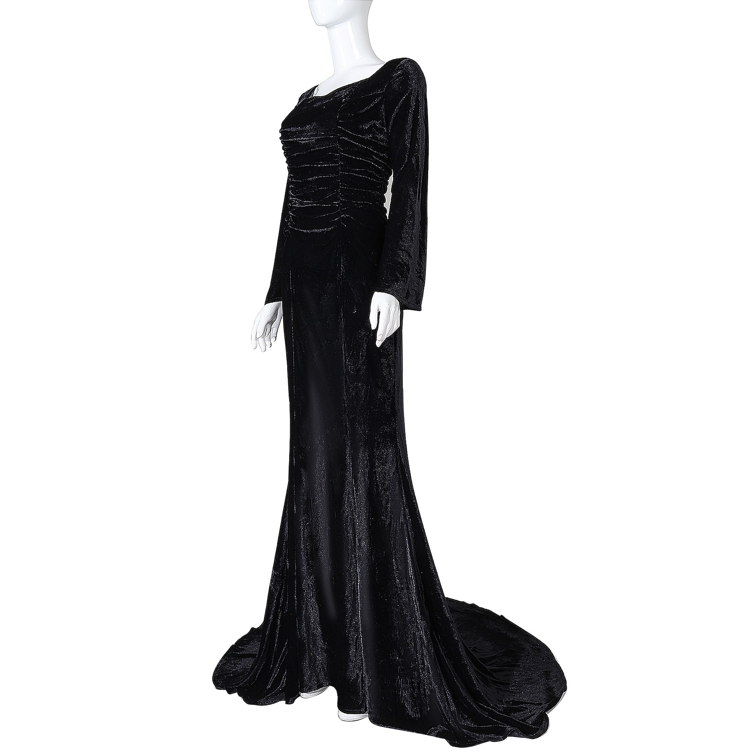 Rétro Vintage Punk & Gothique Steampunk Robe Robes de sirène Grande taille Normal Sorcière Morticia Addams Déguisement Femmes Fille Fantaisie Nuit de Walpurgis Halloween Carnaval Mascarade Fête de 2026 ? $65.99 –P2