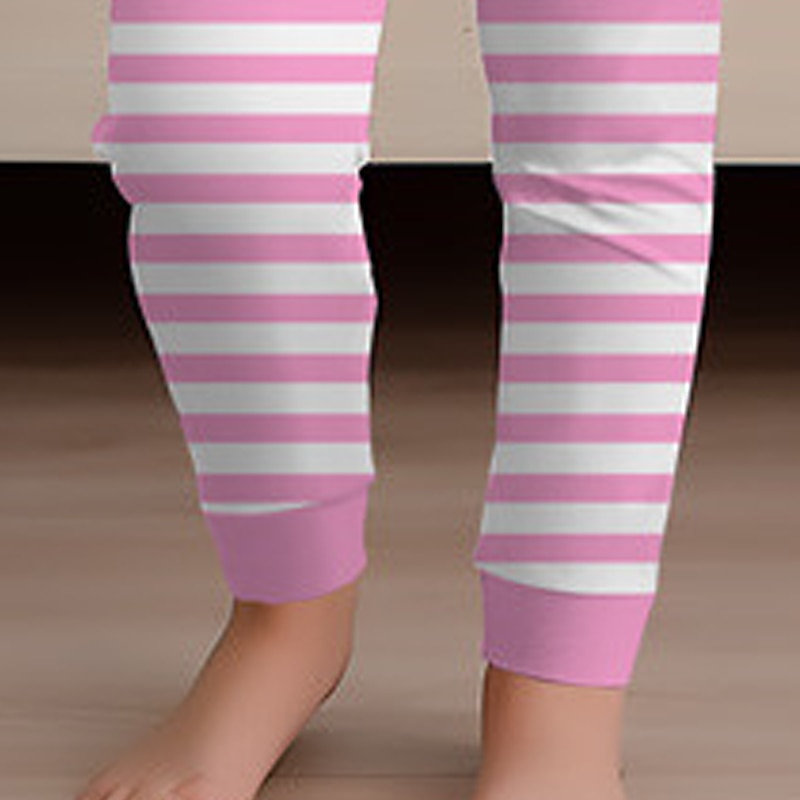 Da ragazza 3D Arcobaleno Unicorno Set pigiama Manica lunga Stampa 3D Autunno Inverno Attivo Di tendenza stile sveglio Bambino 4 anni + Girocollo Interni Casual Al coperto Standard del 2025 a $16.99 -P4