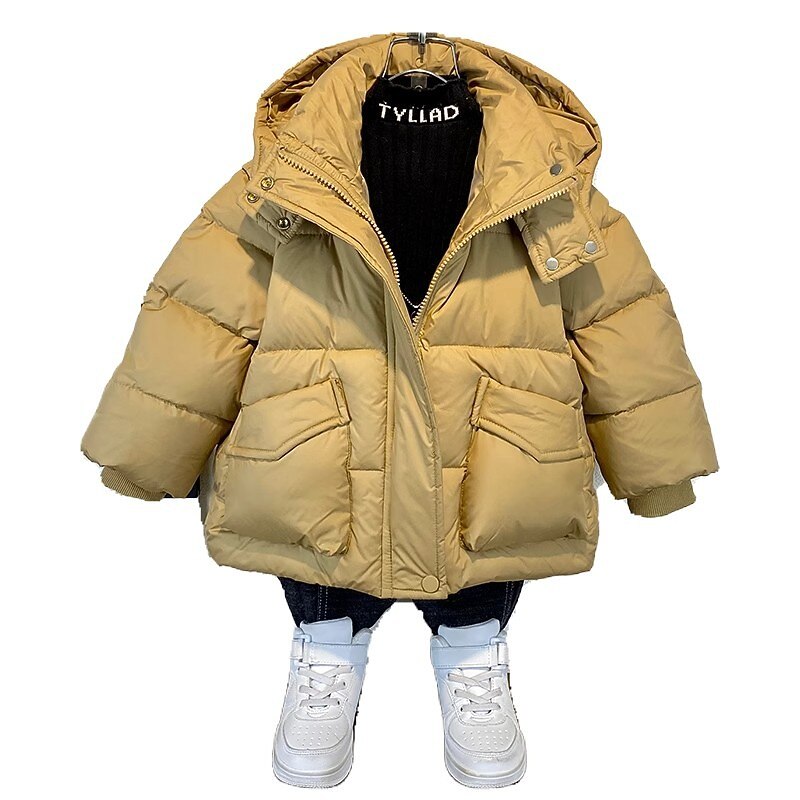 Barn Pojkar Fleece-jacka Hoodiejacka Ytterkläder Ensfärgat Långärmad Dragkedja Täcka Ledigt Förtjusande Dagligen Svart Grön Khaki grön Vår Höst 7-13 år 2025 - $37.99 –P9
