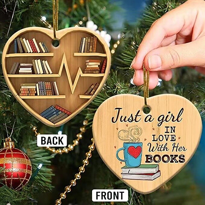 Ornements d'étagère pour les amateurs de livres, petit cadeau créatif, accessoire de vacances, fournitures de fête d'anniversaire, cadeau d'anniversaire, cadeau d'ornement d'artisanat d'art, décoration de maison, fournitures de décoration de fête, décorat de 2025 ? $9.99 –P2