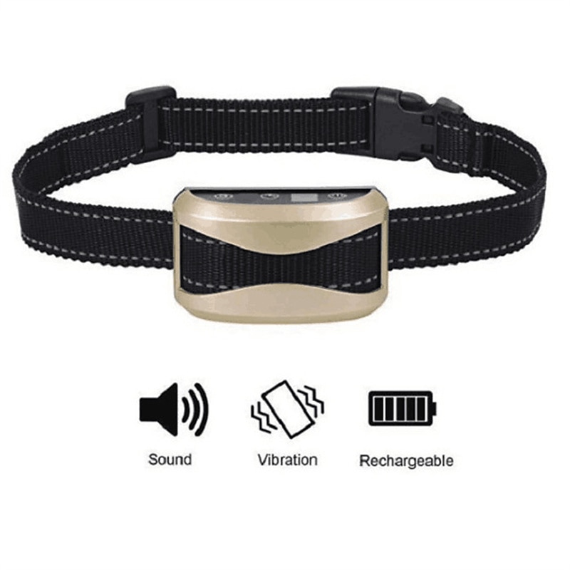 led smart anti-blaffen afstoten hond schok trillingen volautomatische hondentraining halsband 2026 - $32.99 –P2