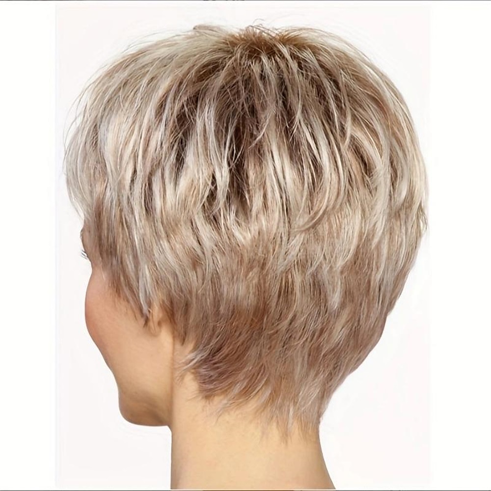 Synthetische Perücken Locken Gerader Pony Perücke Kurz A1 A2 A3 A4 Synthetische Haare Damen Modisches Design Natürlich Komfortabel Blond Braun 2025 - $24.99 –P9