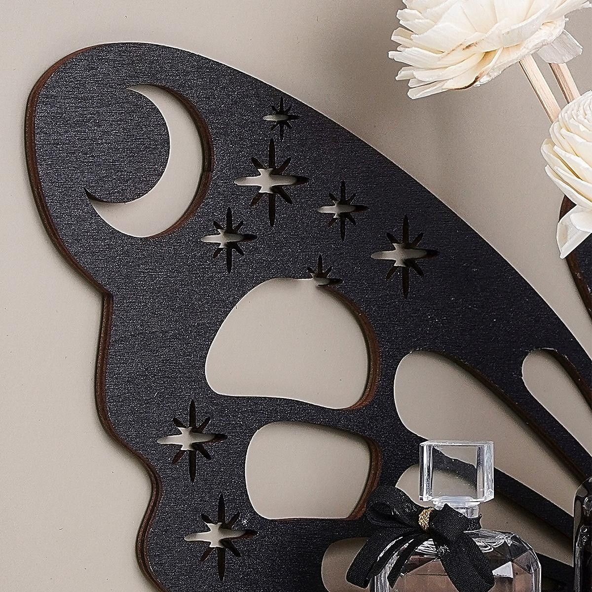 Elegantes, einstöckiges Wandregal aus Holz mit Schmetterlingen für die Inneneinrichtung und Aufbewahrung 2026 - $15.99 –P3